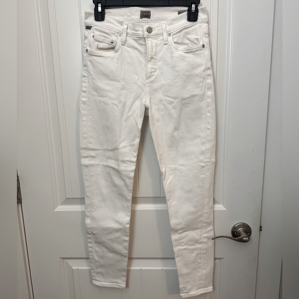 White Denim Jeans citizens of humanity high rise skinny waist size 26